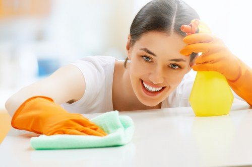 Clean reception and communal area maintenance for a local business