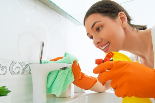 Bathroom cleaning service for a local Swiss Cottage property